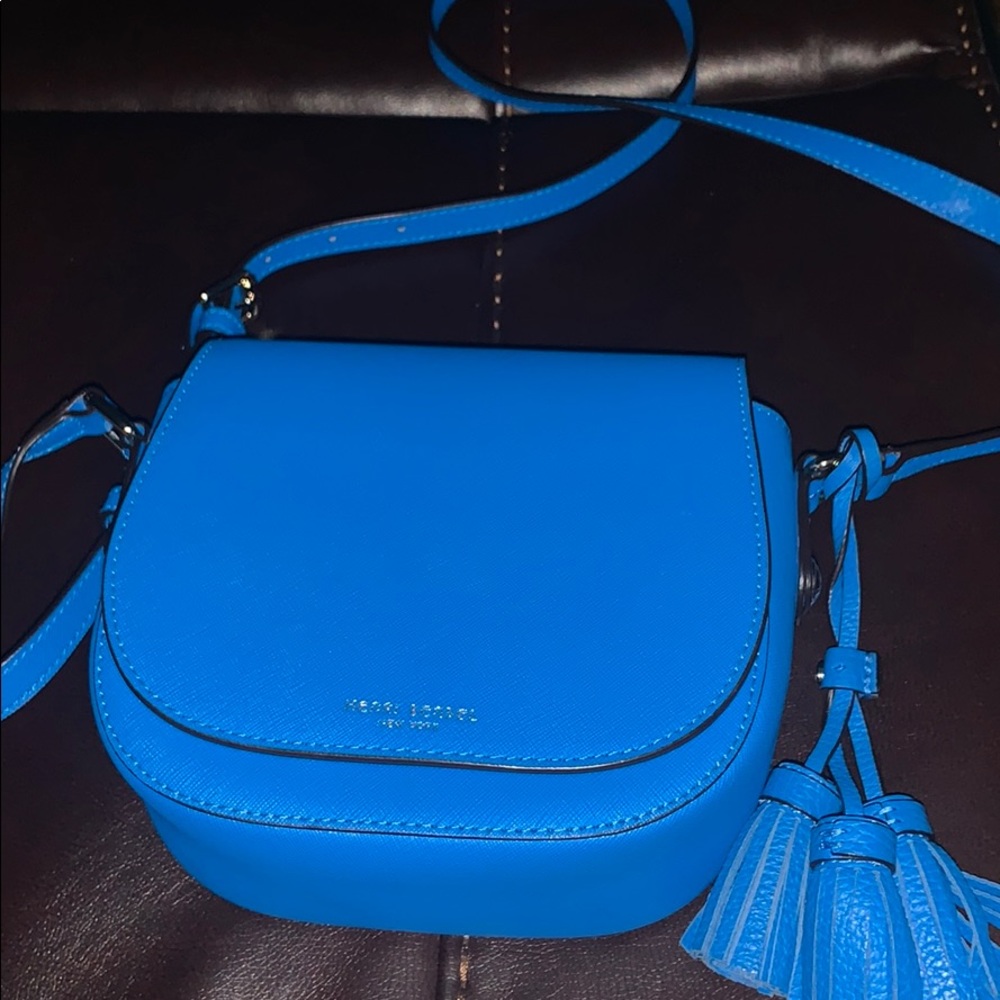 Henri Bendel Blue cross body bag